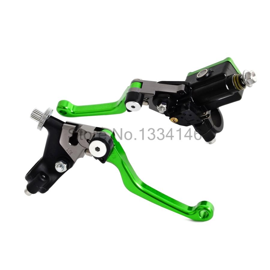 【並行輸入品】 カワサキ kx 65 85 125 250 klx 125 250 450 オートバイ 油圧ブレーキ レバーセット 7/8 \" アセンブリの画像