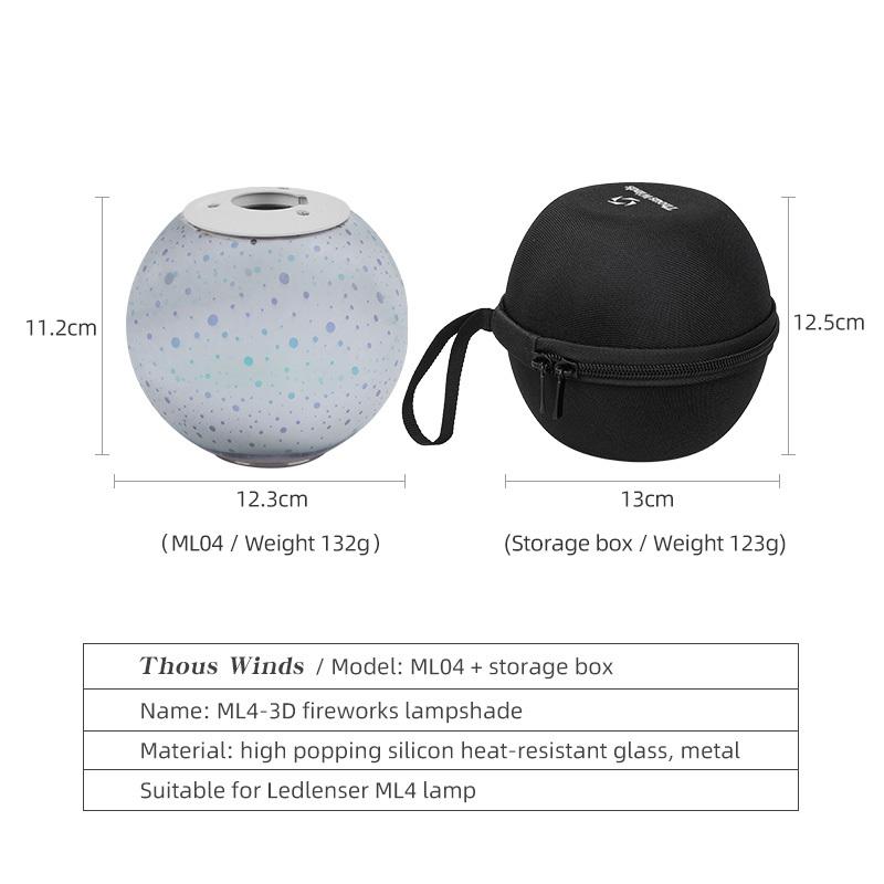 【並行輸入品】 Thous winds ledlenser ml43d 花火ランタン ランプシェード アウトドア キャンプ ledライト アートライト シャドウランプシェード_2