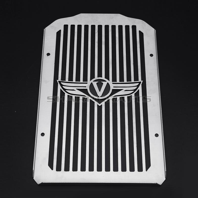 【並行輸入品】 カワサキ バルカン 900 vn900 bクラシックltカスタム 2006-2019 オートバイ ラジエーターカバー スチール ベゼルグリルプロテクター_3
