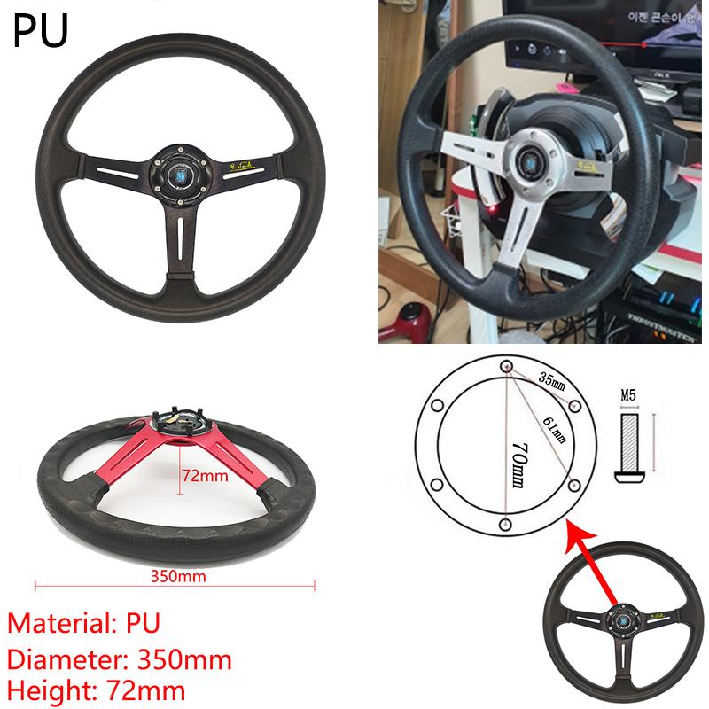新品レザーステアリング スポーツステアリングホイール ハンドル 新品レザーステアリング スポーツステアリングホイール ハンドル