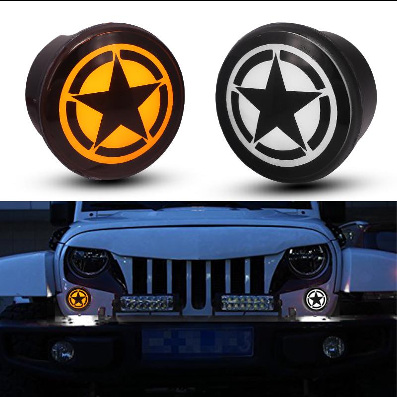 並行輸入品】 JEEPジープラングラー JK LEDデイライト＆ウィンカーの