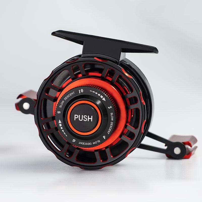 【並行輸入品】 釣り用デジタルディスプレイ 釣り用インライン金属スプール 3.6:1 釣り道具_1