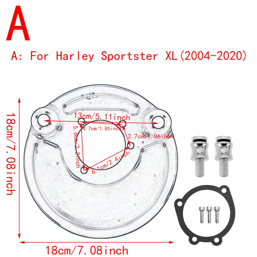 【並行輸入品】 ハーレースポーツスターxl883 1200 48 ソフテイル ヘリテージツーリングビッグツインカムロードグライドダイナ オートバイ エアフィルター エアの画像