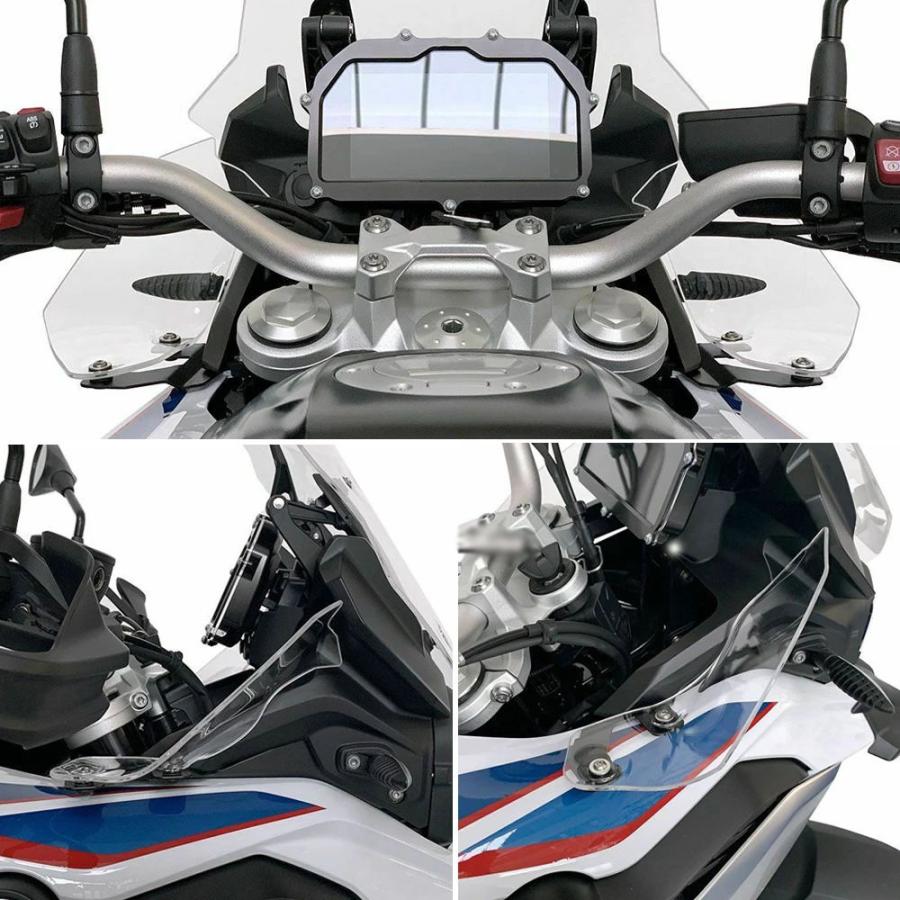 【並行輸入品】 BMW f750gs f850gs f 2018 2019 2020 2021 750 850 アクセサリー サイドウィンドデフレクター フロントガラス ウインドブレーカーの画像