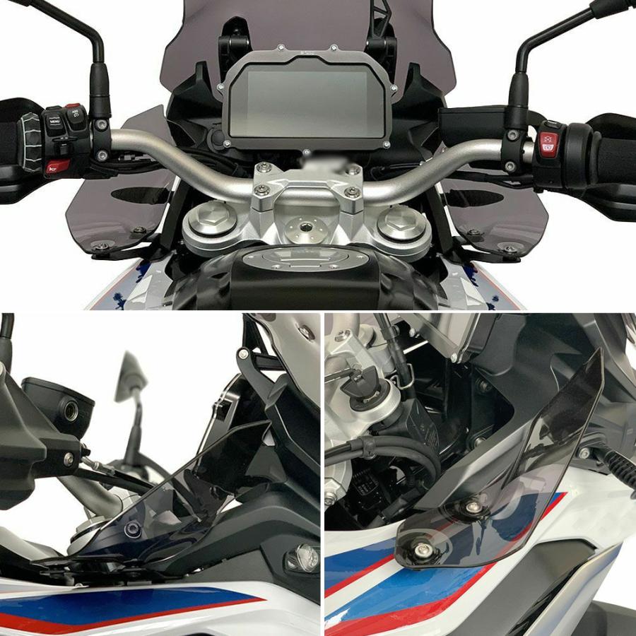 【並行輸入品】 BMW f750gs f850gs f 2018 2019 2020 2021 750 850 アクセサリー サイドウィンドデフレクター フロントガラス ウインドブレーカーの画像