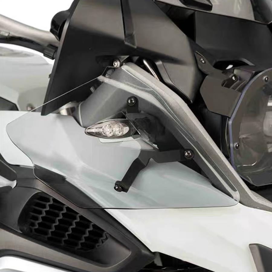 【並行輸入品】 BMW r1200 r1250 gs R1200gs r1250gs アクセサリー オートバイ ウィンドデフレクター ウィンドガード トップ ウインサイド フロントガラスの画像