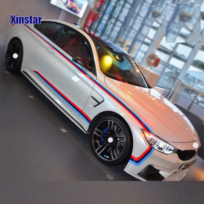【並行輸入品】 bmw F30 F10 E60 E90 E46 X1 X3 X4 X5 X7 E30 E34 E36 E46 E60 E90 M3 M5 車 ドアステッカー 1セット m電力性能_1