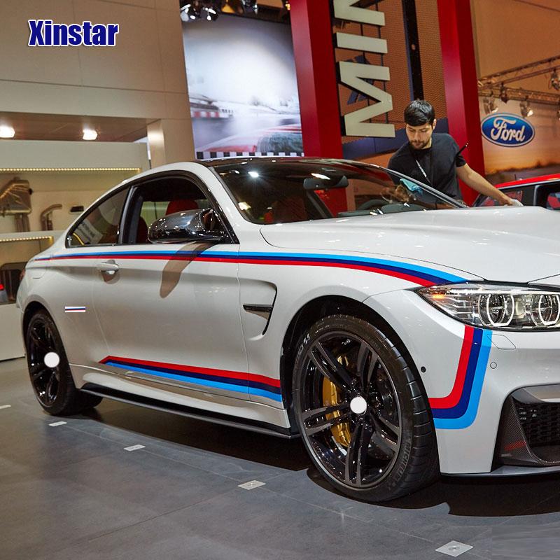 【並行輸入品】 bmw F30 F10 E60 E90 E46 X1 X3 X4 X5 X7 E30 E34 E36 E46 E60 E90 M3 M5 車 ドアステッカー 1セット m電力性能_2