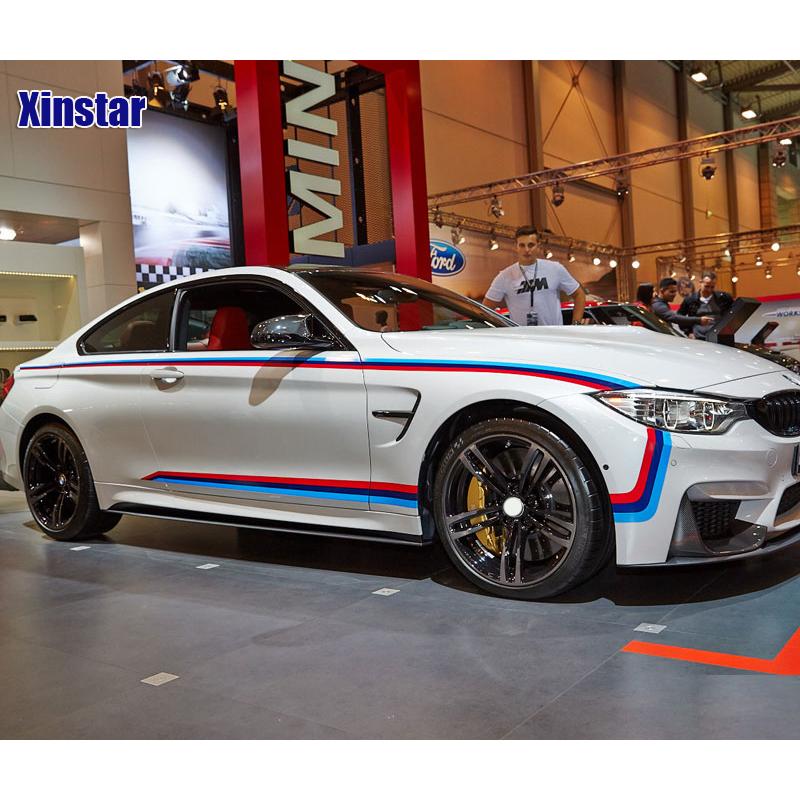 【並行輸入品】 bmw F30 F10 E60 E90 E46 X1 X3 X4 X5 X7 E30 E34 E36 E46 E60 E90 M3 M5 車 ドアステッカー 1セット m電力性能_3