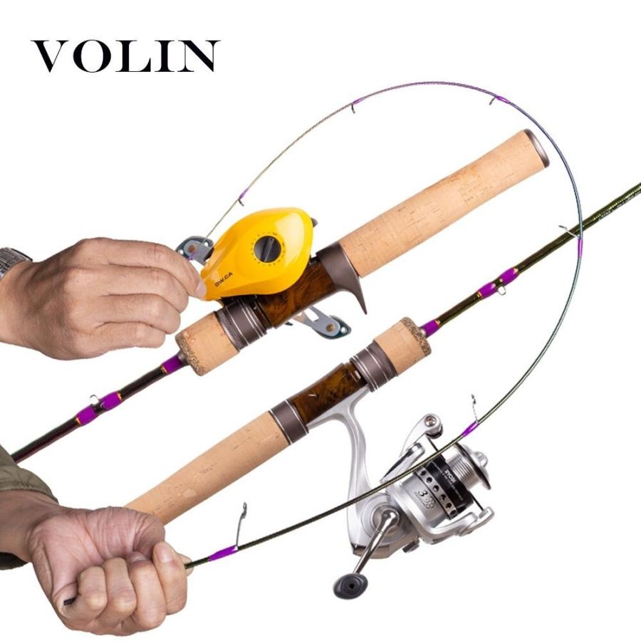 Volin 新スピニング UL トラウト釣竿 1.53 メートル 1.68 Volin 新スピニング UL トラウト釣竿 1.53 メートル 1.68