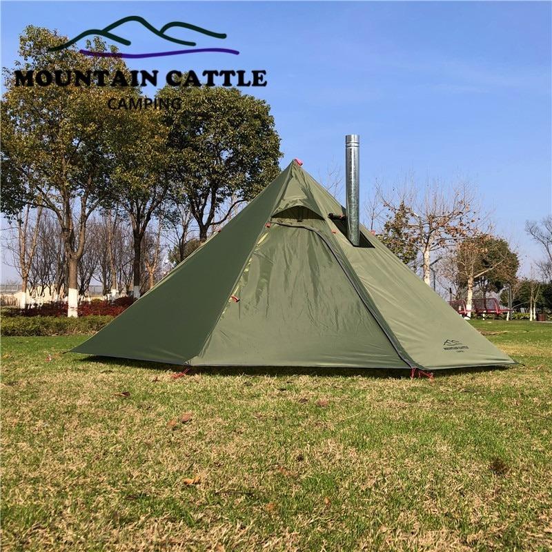 Mountain Cattle テント ワンポールテント 2-3人用 ソロキャン Mountain Cattle テント ワンポールテント 2-3人用 ソロキャン
