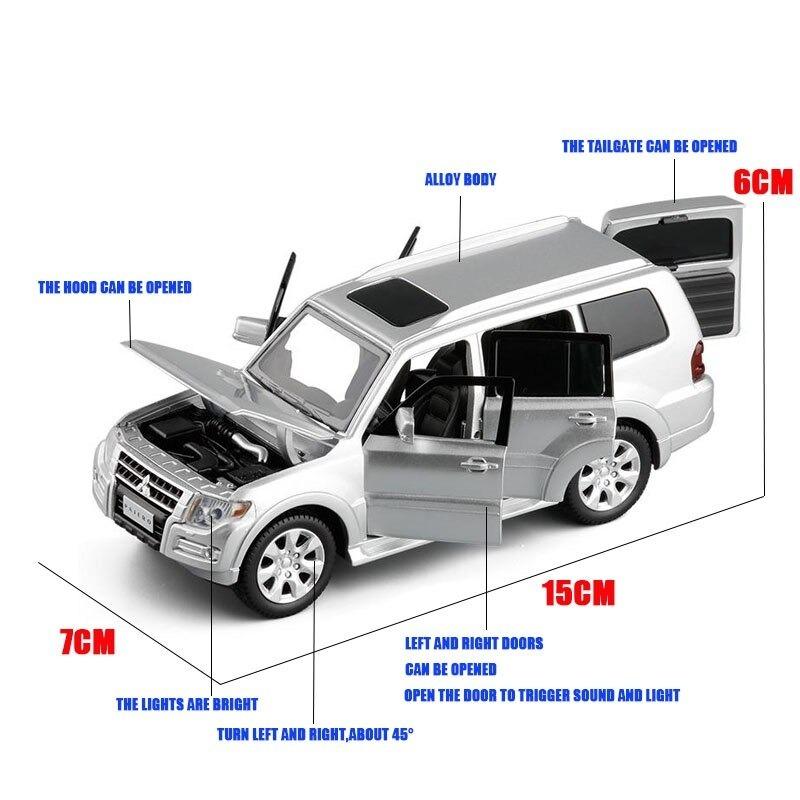 1:32 mitsubishiiパジェロ車ダイキャスト合金車モデル版グッズ車のおもちゃ誕生日プレゼント少年｜yko-storeyk｜12