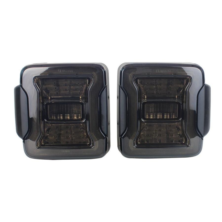 新作 JK ジープ ラングラー 2007-2018用 LED テールランプ : YKO