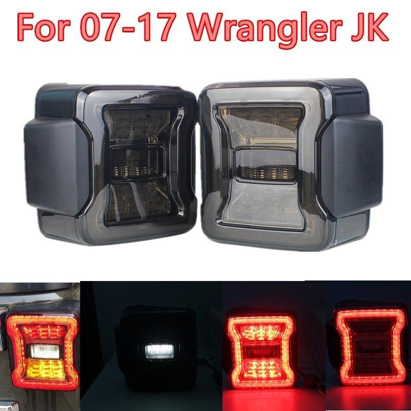 新作 JK ジープ ラングラー 2007-2018用 LED テールランプ : YKO