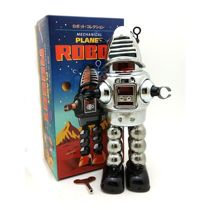 コレクションに◎ロボット ブリキ 惑星人 レッド ヴィンテージ クラシック レトロ 憧れ 大人の趣味 おもちゃ プレゼント 古典的｜yko-storeyk｜08