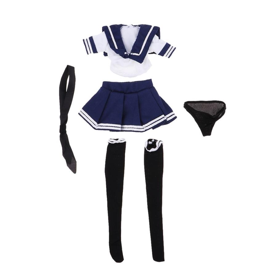 1/6 制服セーラー服セット スカート ストッキング 下着 セクシー 1/6 制服セーラー服セット スカート ストッキング 下着 セクシー