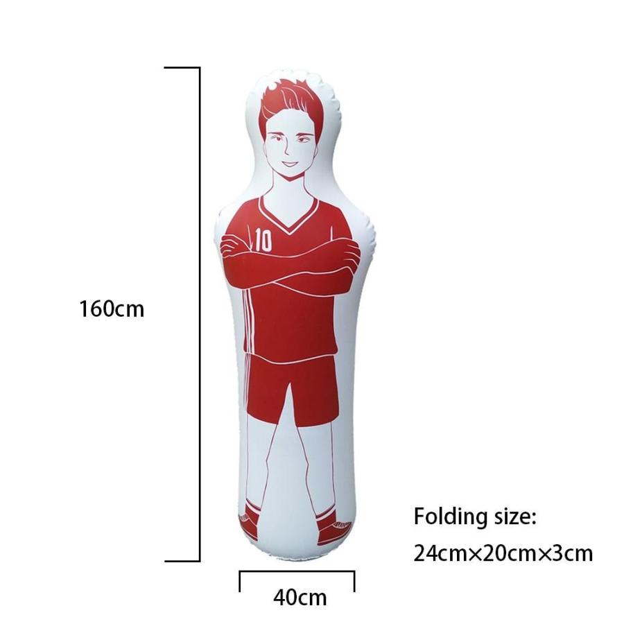 160cm サッカーインフレータブル ダミー マネキン人形 サッカートレーニング ゴールキーパー 空気人形１個｜yko-storeyk｜06