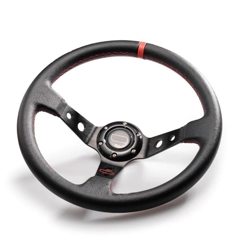 14 インチ 350 MMディープコーン漂流 OMP ステアリングホイール 14 インチ 350 MMディープコーン漂流 OMP ステアリングホイール