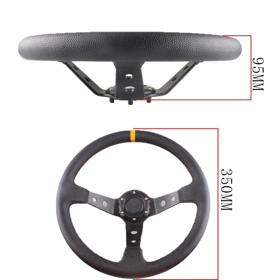14 インチ 350 MMディープコーン漂流 OMP ステアリングホイール 14 インチ 350 MMディープコーン漂流 OMP ステアリングホイール