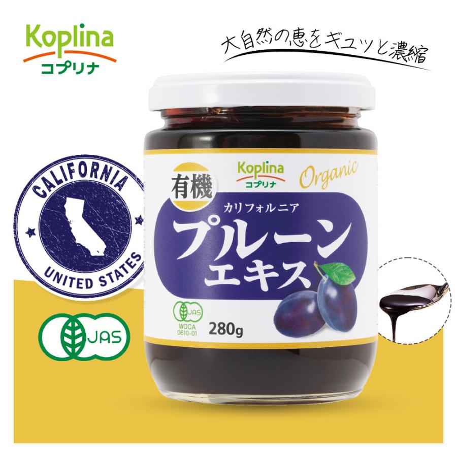 有機プルーンエキス 280g 1個 (濃縮エキス/カリフォルニア産/砂糖・保存料不使用/まろやか甘み/食物繊維/オーガニック/JAS/健康) |  | 01