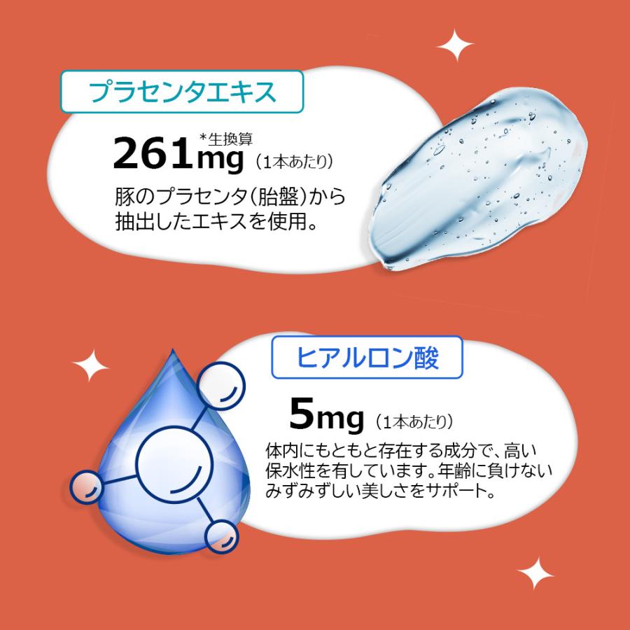 ぷるぷるコラーゲンゼリー(プラセンタ入り) 10g x 30本 1個30日分 【美容/ヒアルロン酸/コラーゲンペプチド/健康/栄養補助/国内製造】｜ykoplina｜06