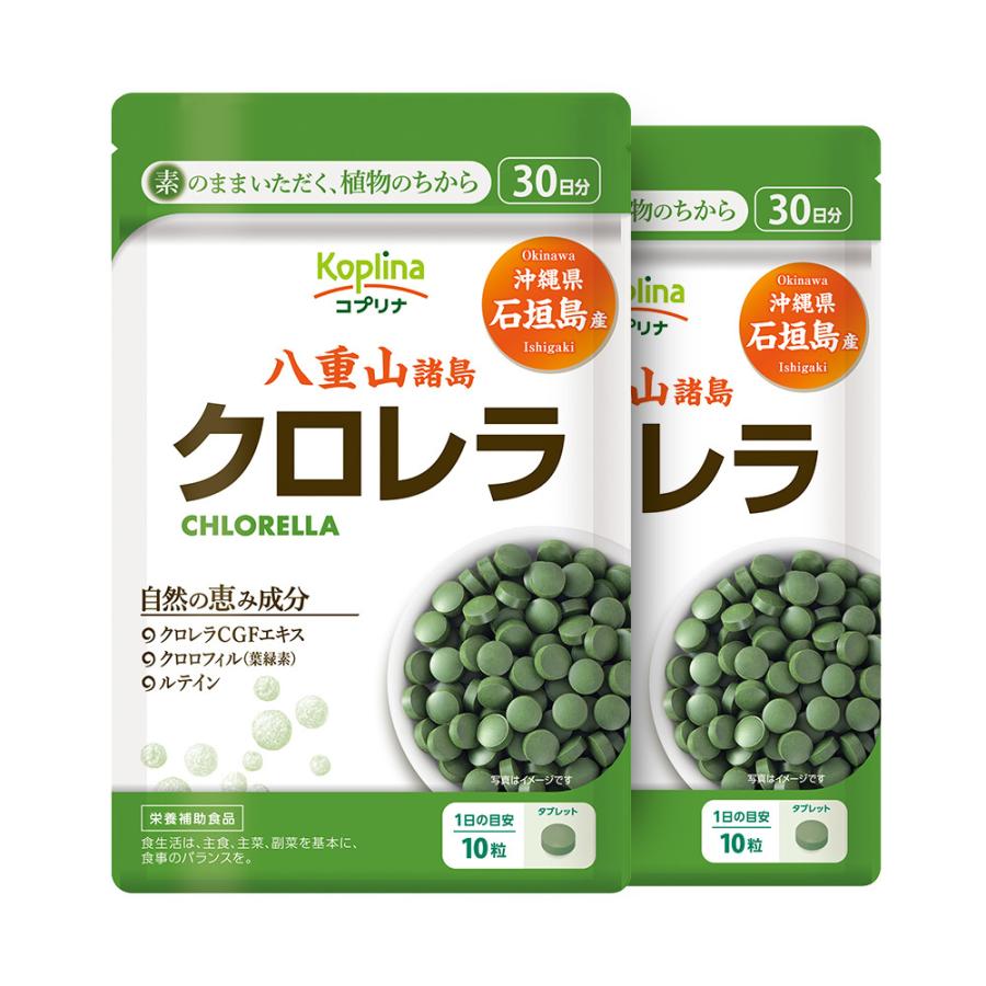 957円 予約販売 クロレラ 沖縄県石垣島産 300粒 2袋60日分 安心国内製造 錠剤 葉緑素 ルテイン クロロフィル 食物繊維 鉄 ビタミン