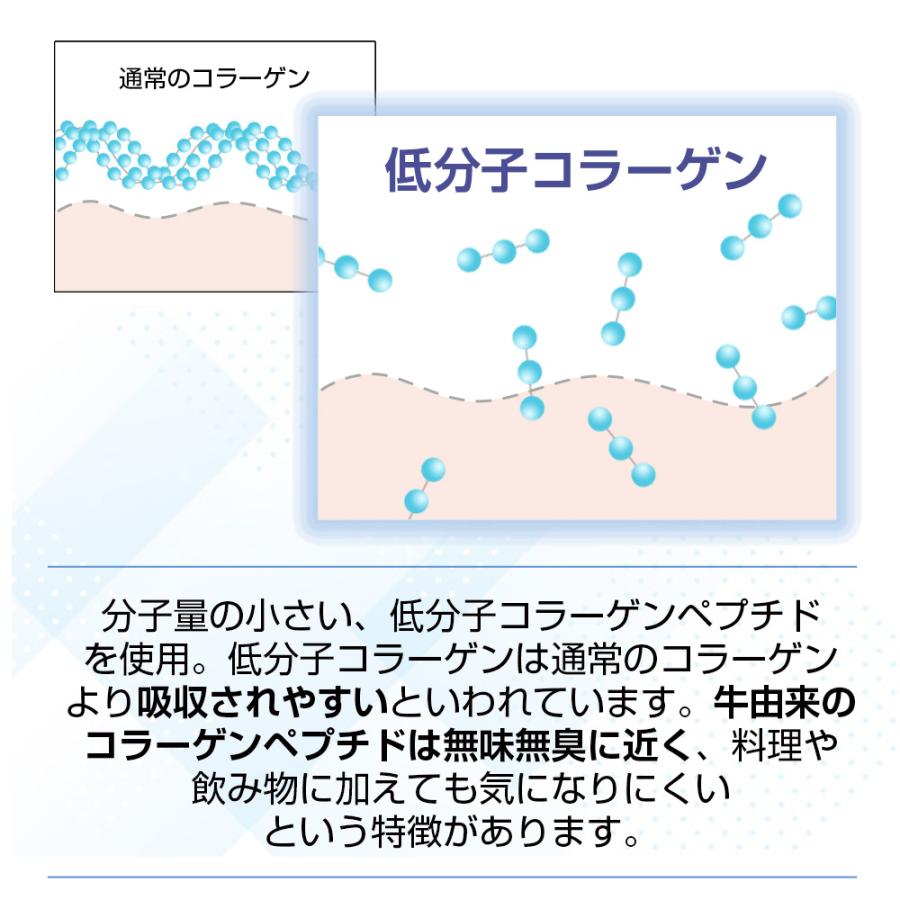 ＼28％OFF／高純度さらさらコラーゲン 120g【純度100％/牛由来低分子コラーゲン/匂い少ない/溶けやすい/脂質ゼロ/糖質ゼロ/無添加/無着色/プレーン/国内製造】 | Koplina | 05