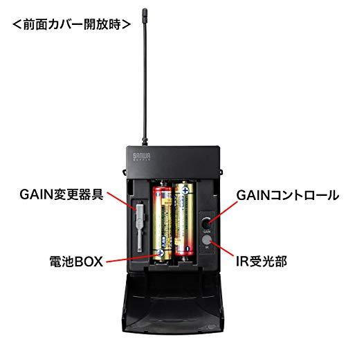 サンワサプライ ワイヤレスピンマイク MM-SPAMP8WPM MM SPAMP8 ワイヤレスピンマイク SPAMP8WPM 拡声器スピーカー