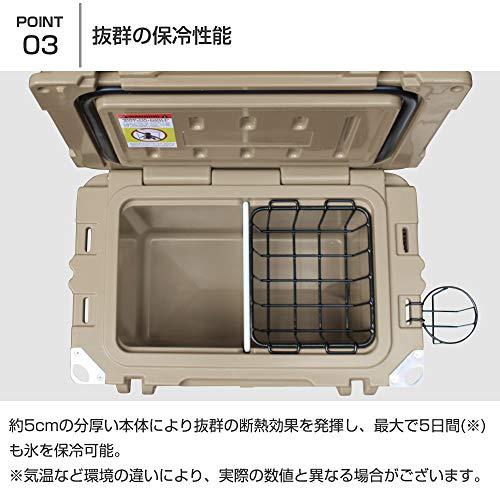 送料無料 HANT(ハント) クーラーボックス 45QT(42.6L) (サンド) 【2188211506】(14084円)