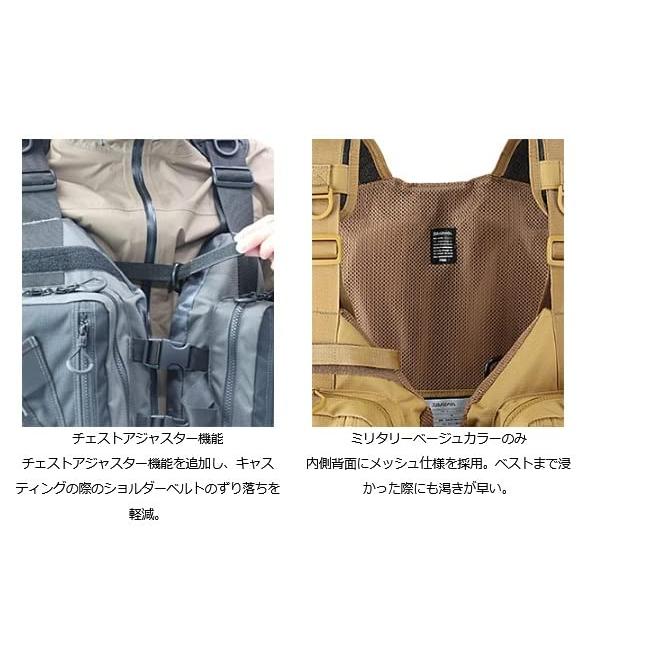 ダイワ(DAIWA) ライトフロートゲームベスト ミリタリーベージュ フリー DF-6421 ミリタリーベージュ フリー DF