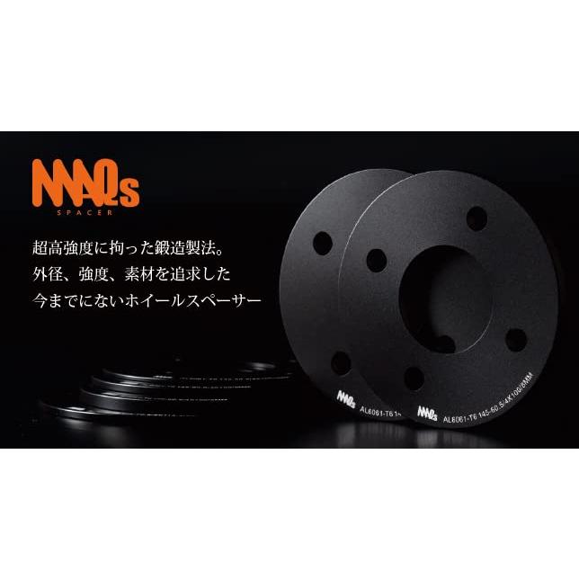 当店限定販売】MAQs 鍛造 114.3 8mm 2枚 5穴 単穴 アルミ ホイール