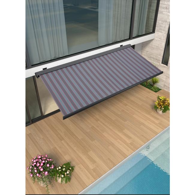 電動オーニングテント 日よけサンシェード 伸縮自在 屋外用パティオ