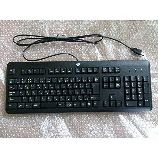 中古品)hp USB日本語キーボード KU-1156 ブラック k_brd(送料別商品 