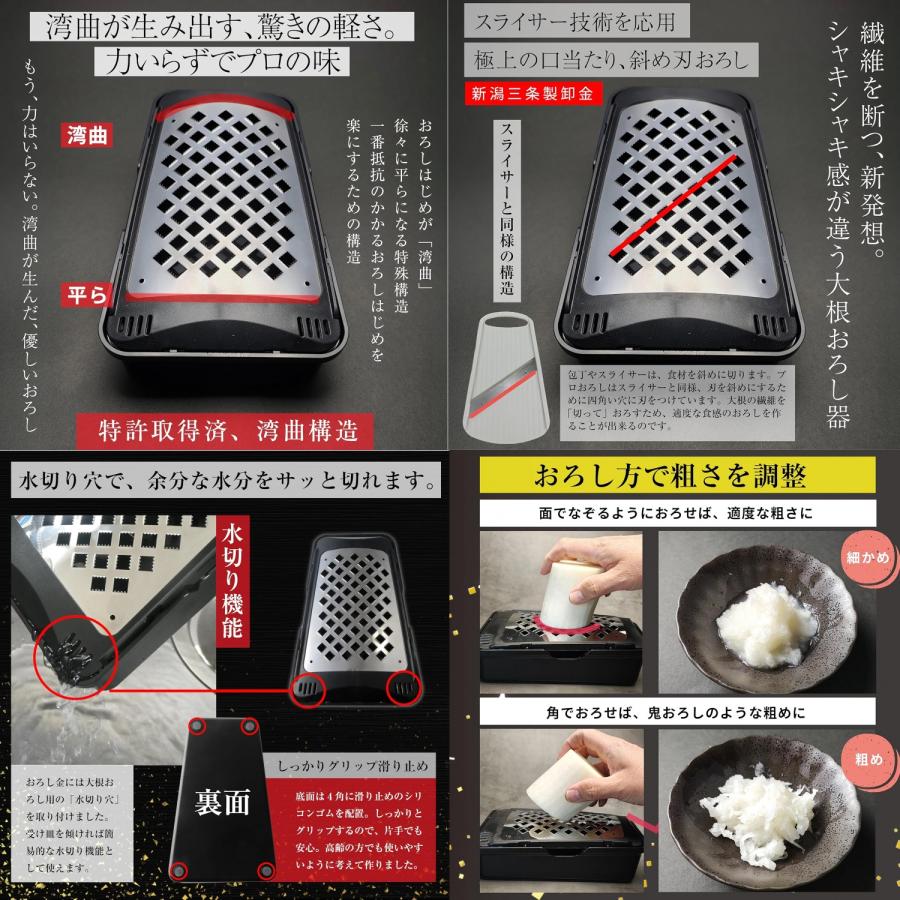 和田商店 プロおろし エックス 日本製 すりおろし器 水切り付き 和田商店 プロおろし エックス 日本製 すりおろし器 水切り付き