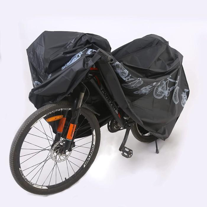 並行輸入品】大型自転車カバー ブラック 最大29インチ 110x200cm 生活