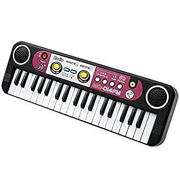 並行輸入品】37鍵盤 ミニキーボード 電子ピアノ 電池式 玩具