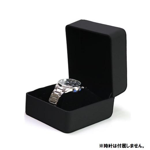 高評価のクリスマスプレゼント 宅送 腕時計収納ケース 合皮 《ブラック》 定形外郵便 代引不可 送料別商品