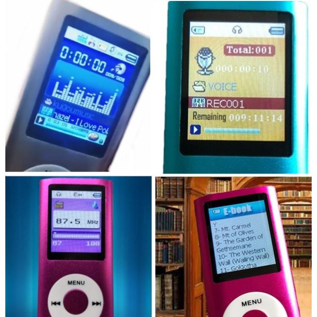 並行輸入品】MP3プレーヤー 《グリーン》 本体のみ AMV動画対応 録音