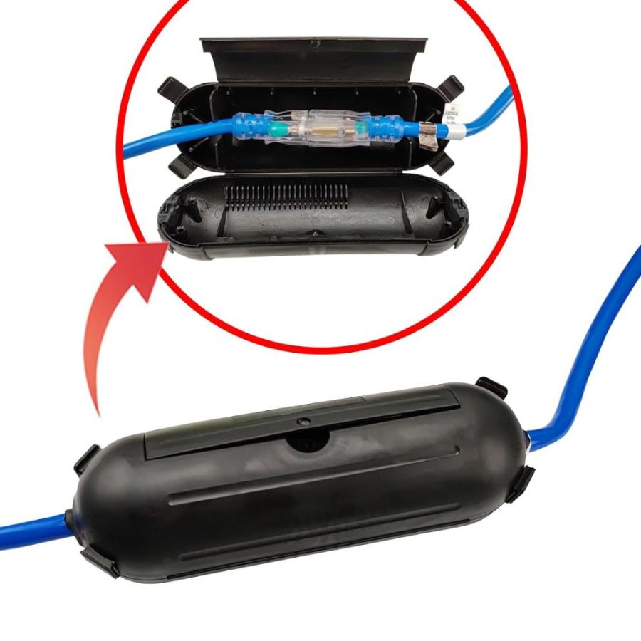 鉄道部品　電源カバー 並行輸入品】防水 コンセントカバー 電源 延長コード 延長 屋外 雨よけ