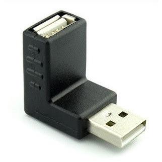 USB方向変換アダプター 《上向き》 100％本物保証 L字型 オス メス 90度 コネクター 延長ケーブル 定形外郵便 直角 超爆安 送料別商品 代引不可