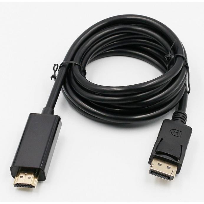 並行輸入品】DisplayPort to HDMIケーブル 《ブラック》 DisplayPort