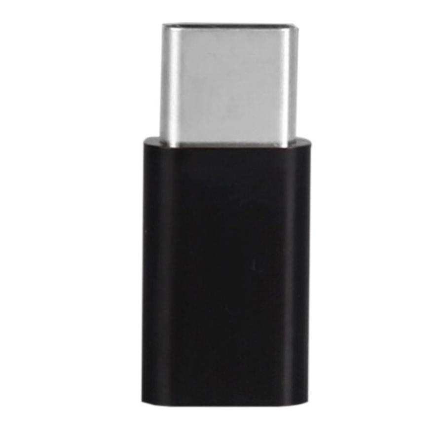 Micro USB to Type-C 変換アダプター 《ブラック》 USB3.1 急速充電 MicroUSB(メス) - USB Type-C(オス)(定形外郵便、代引不可、送料別商品)｜yleciel