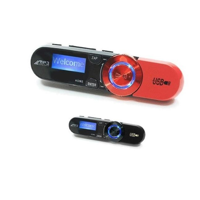 小型 MP3 オーディオプレーヤー 《レッド》 シンプル MP3プレーヤー(定形外郵便、代引不可、送料別商品)