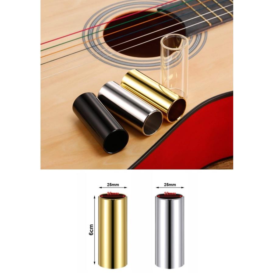 並行輸入品】ギター用 スライドバー 《ゴールド》 60mm ステンレス