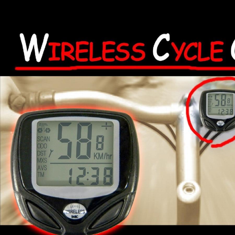 自転車用 ワイヤレスサイクルコンピューター YS368C(定形外郵便、代引不可、送料別商品) 4954042320236 LE