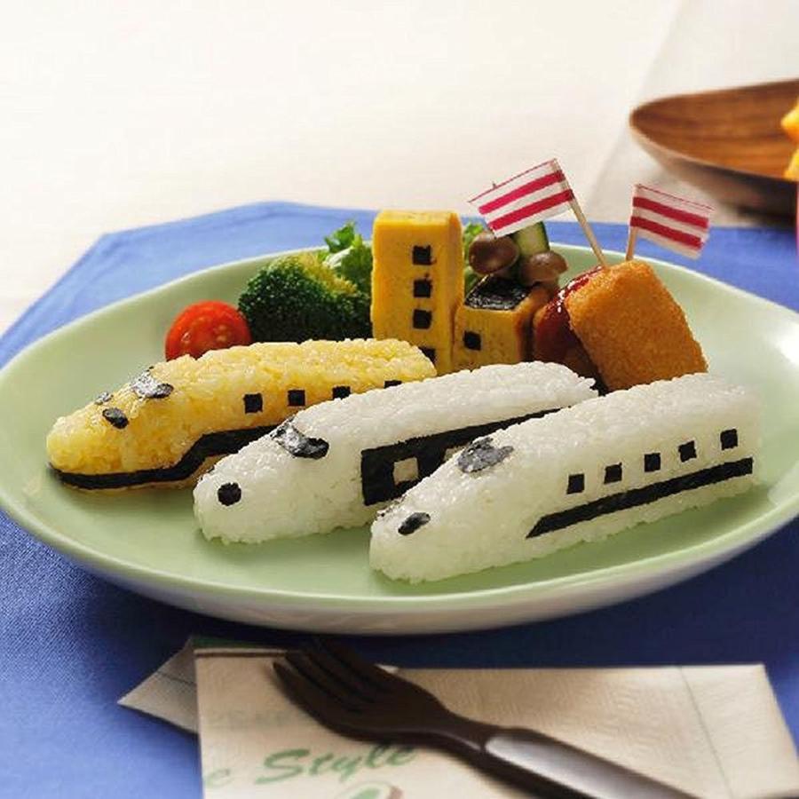 電車おにぎりセット 弁当 抜き型 A-76706(ゆうパケット、送料別商品