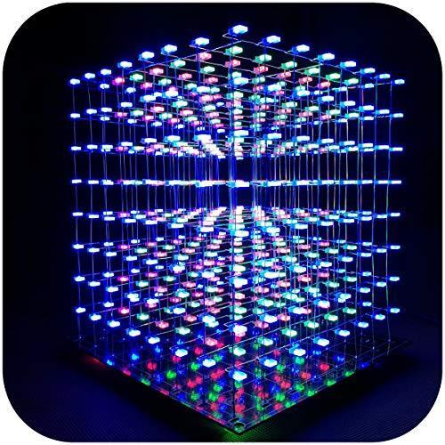 Icubesmart Diy Ledキューブ 3dライトキット8x8x8 操作便利 30種モード高耐久 クリスマス 居酒屋 バー 祭り飾り物 子供 お S 2109 Y Life Rise 通販 Yahoo ショッピング