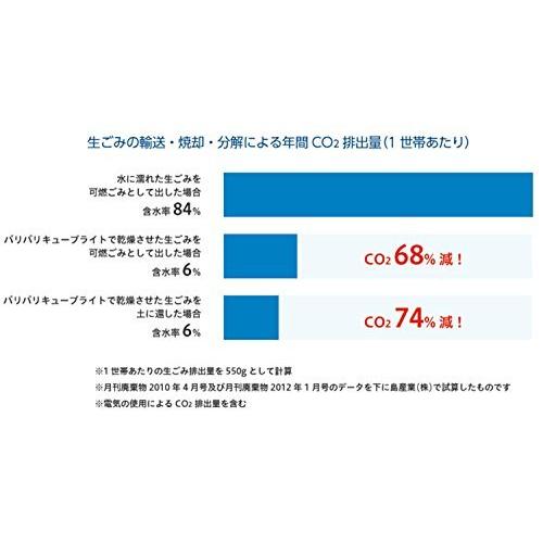 優れた品質 パリパリキューブ 家庭用生ごみ減量乾燥機 島産業 Pcl 31 Bwr ライト Pcl 31 Bwr トリコロール キッチン家電 Www Parrable Com