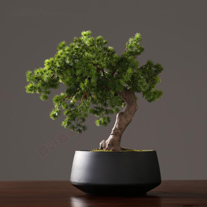 今月限定 特別大特価 祝いの松 寿松 樹脂 プラスチック 陶器 人工盆栽 造花 人工観葉植物 人工樹木 フェイクグリーン 高温で焼き上げる 模擬 枯れない 工芸品 Seal限定商品 Nicmosul Org