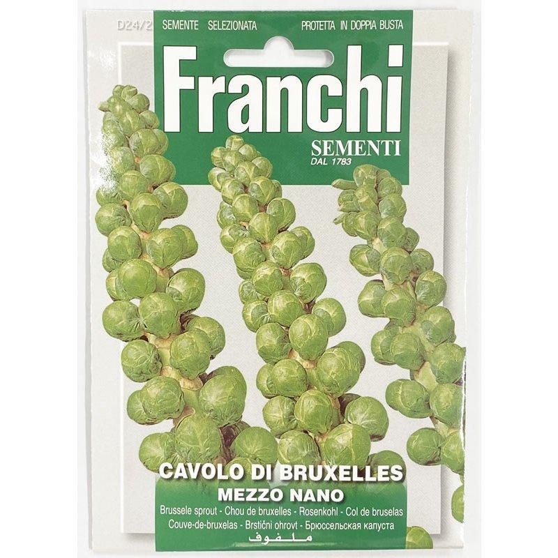 種まき 6 9月 ブリュッセルスプラウツの種 Mezzo Nano 24 2 Franchi社 野菜 芽キャベツ 種 たね ポスト投函便 マグーズショップ 通販 Yahoo ショッピング
